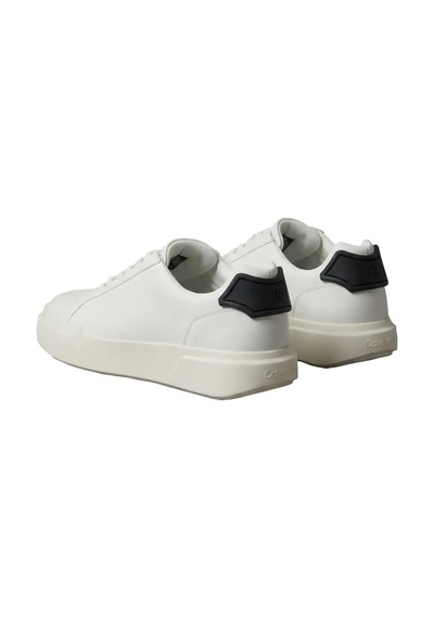 Calvin Klein Chunky Cupsole Laceu, 01w Erkek Beyaz Günlük Spor Ayakkabı
