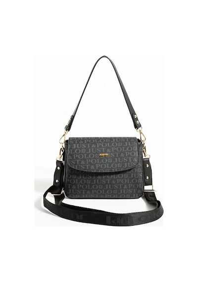 Just Polo Kadın Su Geçirmez Ayarlanabilir Askılı Lüks El & Omuz Çantası Shoulder Bag Ebat: 25 X 15 Cm Siyah 59401993
