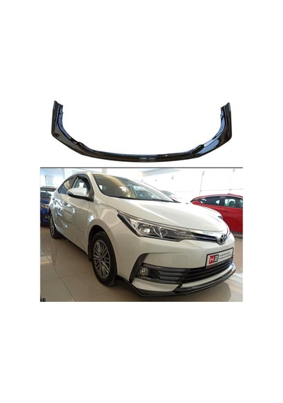 Toyota Corolla Uyumlu 2016-2018 Ön Tampon Altı Ek (piyano Black) Taıwan