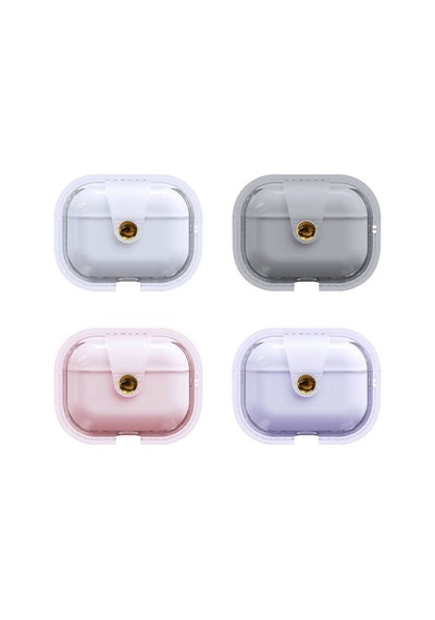 Apple AirPods Uyumlu Pro 2 Zore Airbag 33 Darbelere Karşı Dayanıklı Magnetik Kılıf Mor