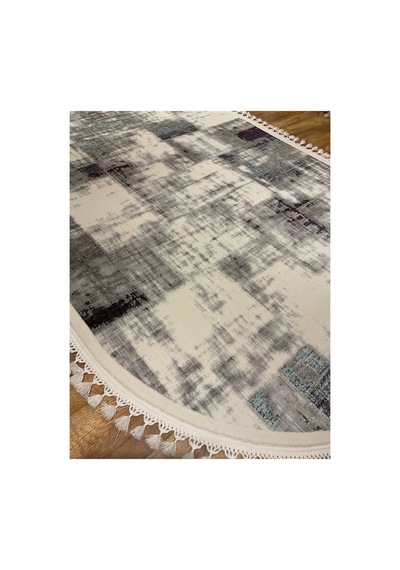 Borneo 2464a 160x230 Oval Gri Halı