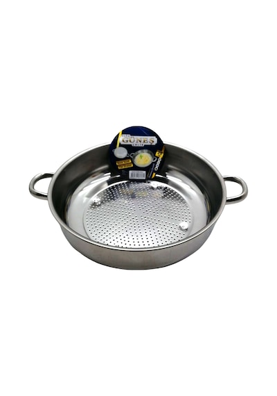 No-2 - 28cm Basık Süzek Metal Süzgeç Bx40 Çok renkli
