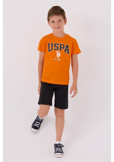 U.S. Polo Assn. U.s. Polo Assn Erkek Çocuk Sarı Bermuda Takım 5274-43943 Sarı
