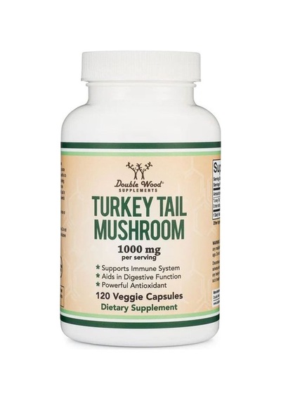 Turkey Tail Mushroom 1000 Mg 120 Veggie Capsules