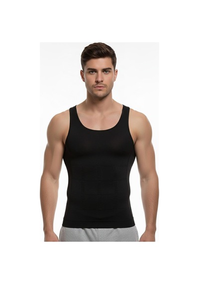 Fit Women Toparlayan Ve Sıkılıştıran Erkek Atlet Korse Siyah