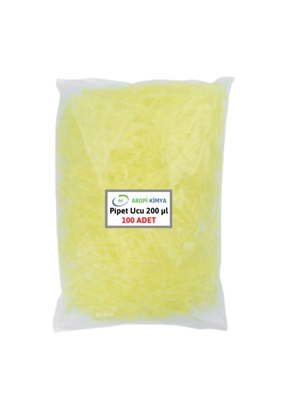 Aropi Pipet Ucu 200 Μl Sarı 100 Adet / Paket