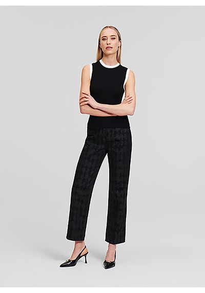 Karl Lagerfeld Siyah Kadın %100 Pamuk Denim Pantolon A1w10015