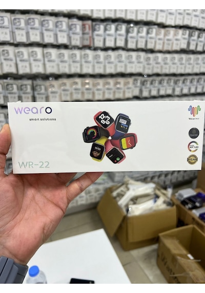 Wearo WR-22 Amoled Ekran Akıllı Saat (Distribütör Garantili)