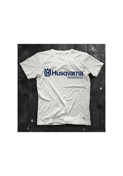 Tarzsokak Unisex Husqvarna Beyaz Tişört T-shirt