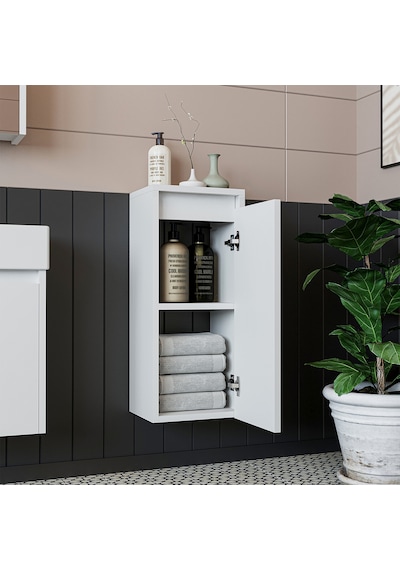 Roomart Suntalam 70 X 25 Cm Banyo Boy Dolabı Mat Beyaz