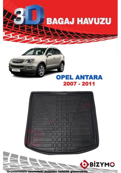 Opel Antara 2007-2011 3D Bagaj Havuzu Bizymo Opel Antara 2007-2011 3D Bagaj Havuzu Bizymo