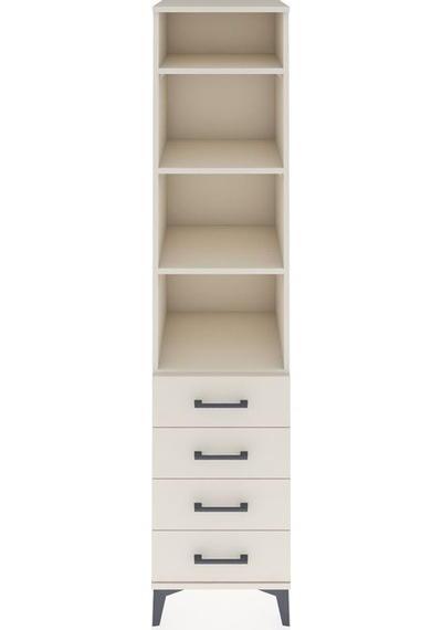Hyperion Dolap 4 Raflı 4 Çekmeceli 44x44x195 Aytaşı-aytaşı Aytaşı