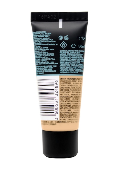 Maybelline New York Fondöten  Fit Me Matte  Poreless Foundation 118 Nude