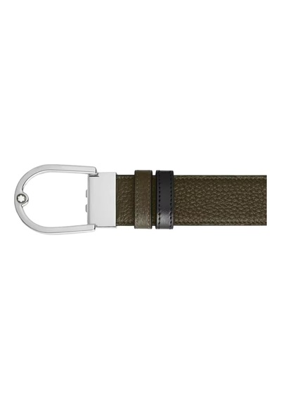 Montblanc Meisterstück Deri 35 Mm Çift Taraflı Kemer 222175 Yeşil