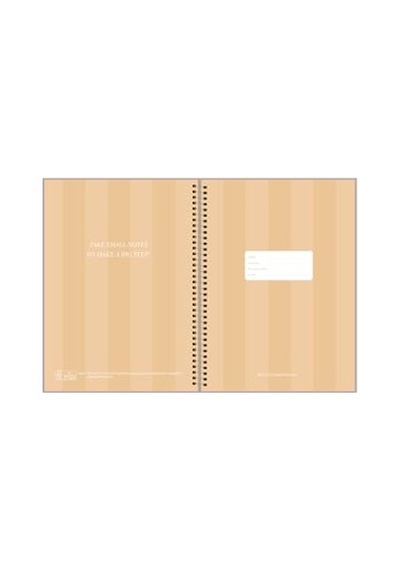 Puantiyeli Defter Çizgili Yeşil 17x24 Cm Çok Renkli