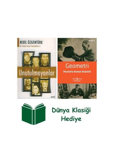 Unutulmayanlar + Geometri + Dünya Klasiği Hediye