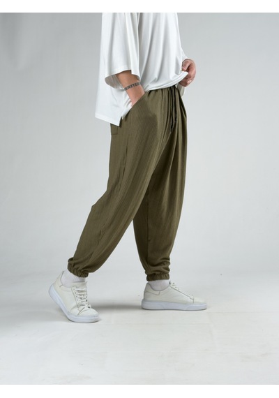 Cocopelli Bürümcük Haki Erkek Jogger Pantolon Coc3178