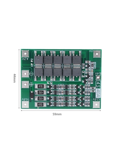 4S 40A Bms 18650 16 8V Lityum Pil Şarj Modülü Balans Versiyon