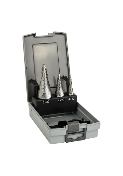 Bosch HSS Kademeli 3 Parçalı Matkap Ucu Seti (4-12. 4-20. 6-30 mm) - 2608587426
