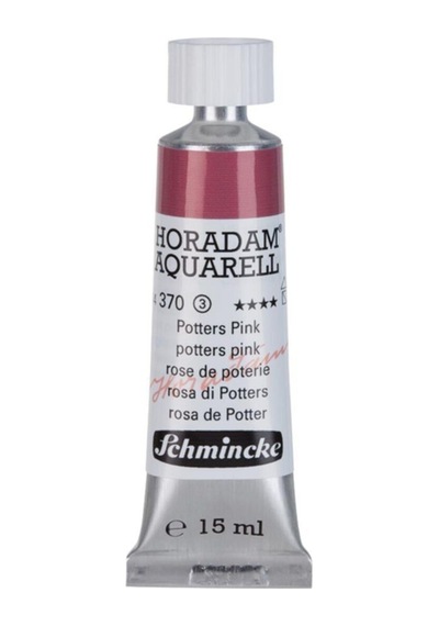Schmincke : Horadam Aquarell Artist Sulu Boya : 15 Ml Tüp : Seri 3 370 Potters Pink