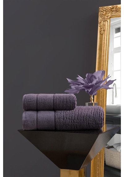 Varol Venedik Micro Cotton El Havlusu 50x90cm Antrasit-50x90cm Antrasit
