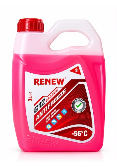 Renew Antifriz 3 Lt-56 Kırmızı G12 Organic