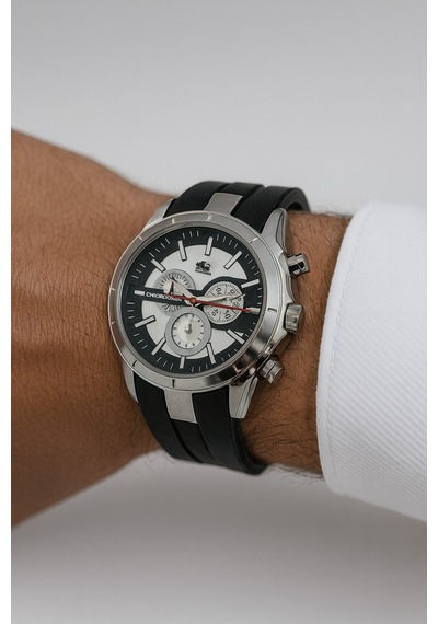 Sportif Model Silikon Erkek Kol Saati Siyah - 796235128 Siyah