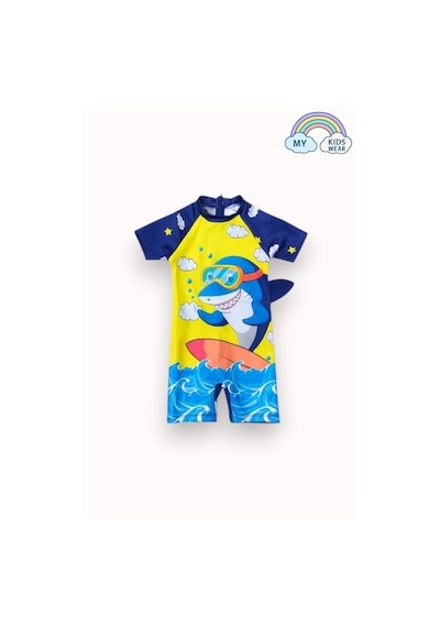 My Kids Wear Erkek Çocuk Deniz Kombini 3 Lü Set Mayo, Havlu Ve Bone 12585 Kırmızı - Sarı My Kids Wear Erkek Çocuk Deniz Kombini 3 Lü Set Mayo, Havlu Ve Bone 12585 Kırmızı - Sarı