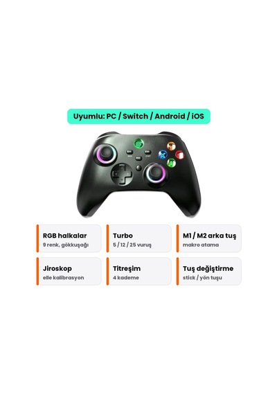 Data Frog Pc03 Kablosuz Gamepad