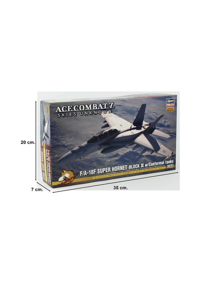Hasegawa Sp644 52444 1/72 Ölçek, F/a-18f Super Hornet Block Iıı, Ace Combat Serisi, Bilim Kurgu Plastik Model Kiti
