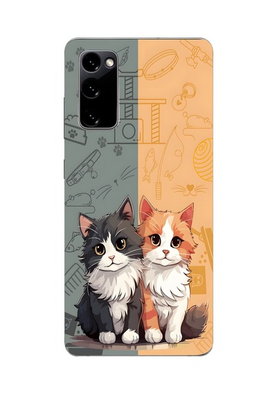 Samsung Galaxy Uyumlu S20 Fe Yumuşak Desen127 Çok Renkli