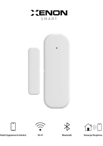 Xenon Smart  Wi-Fi + Bluetooth Destekli Akıllı Kapı ve Pencere Sensörü