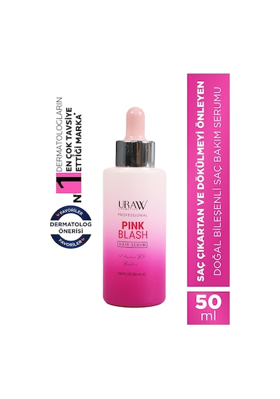 Uraw Pink Blash Dökülen Ve Yıpranmış Saçlara Özel Serum