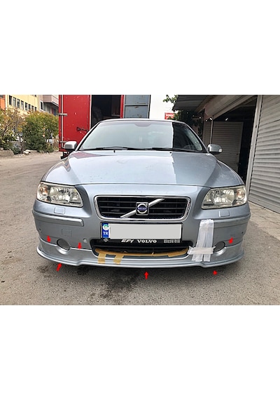 Volvo S60 Makyajlı Kasa Ön Tampon Eki Fiberglass Boyasız