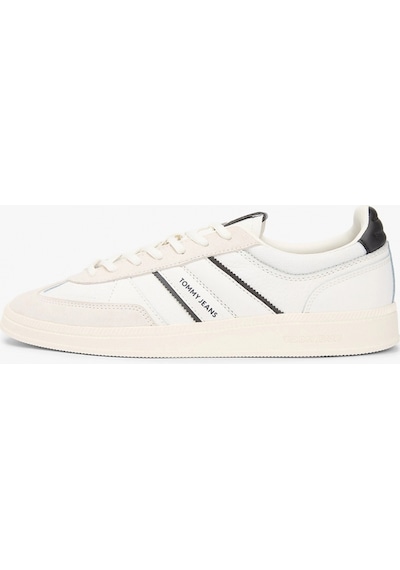 Tommy Hilfiger The Greenwich Edge Karışık Dokulu Erkek Beyaz Sneaker Em0em016720k9 Beyaz