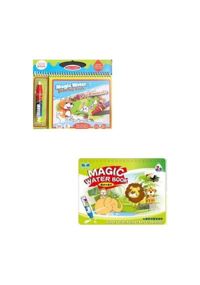 Magic Water Sihirli Boyama Kitabı 2'Li Set - Orman Diyarı Ve Hayv