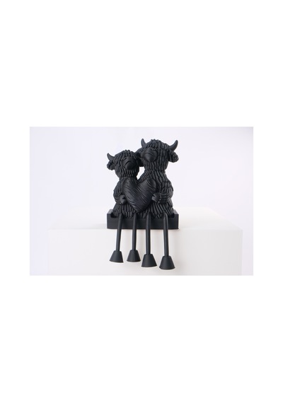 Romantik Sevgili İnekler Figürü 15cm