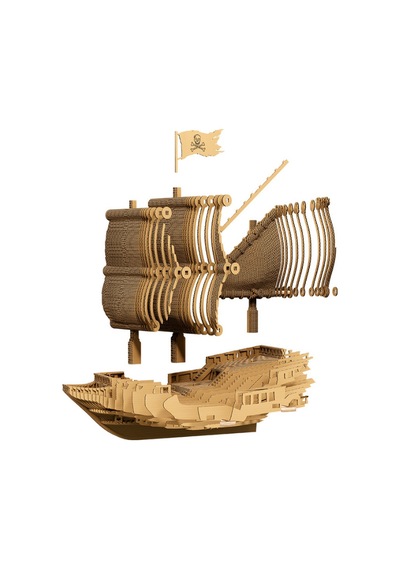 Cartonic 3d Puzzle - Pırate Shıp