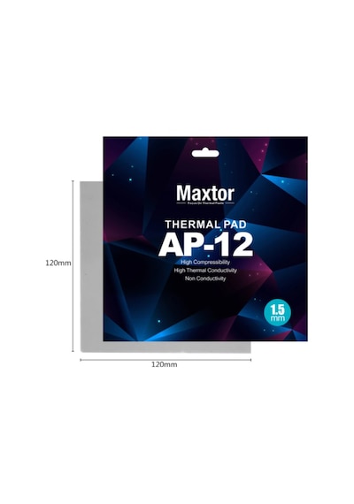 Maxtor 120x120x1.5mm 14.8W/mk silikon Pad CPU/GPU Pad