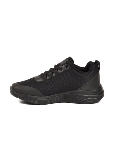 Walkway Siyah Fileli Hafif Esnek Hava Alabilen Unisex Spor Ayakkabı Pete G