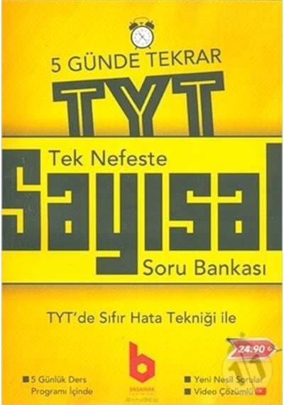 Tyt 5 Günde Tekrar Sayısal Soru Bankası Basamak Yayınları Komisyo