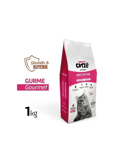 Catzo Gurme Renkli Yetişkin Kedi Maması 3 x 1 KG