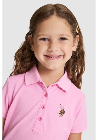 U.S. Polo Assn. U.s. Polo Assn. Kız Çocuk Pembe Tişört Basic 50325592-vr041