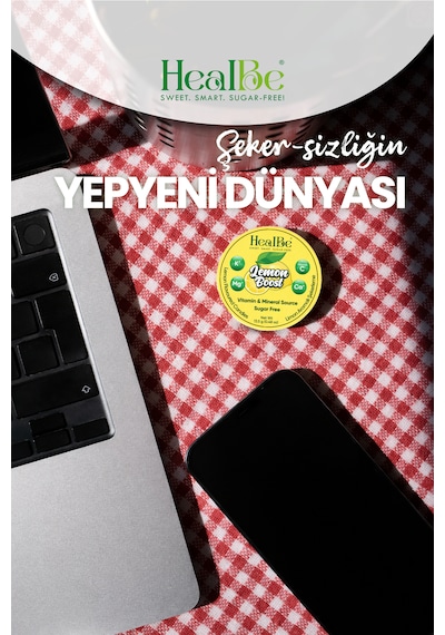 Limon Aromalı Şekersiz Şekerleme