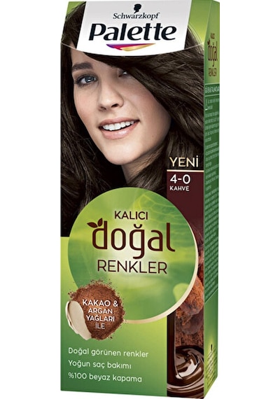 3 Adet Palette Natural Saç Boyası 4.0 Kahve