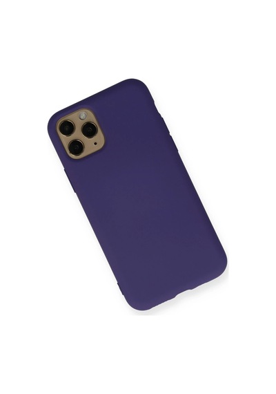 Ilkeshop Newface Apple iPhone Uyumlu 11 Pro Max Kılıf Nano İçi Kadife Silikon - Mor
