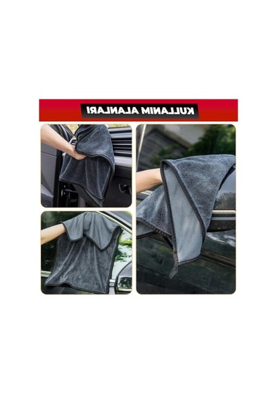 Profesyonel Oto Yıkama Kurulama Havlusu - 50x70 Cm Açık Indigo
