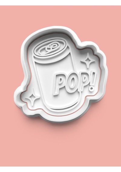 Retro Pop Temalı Kurabiye Kalıbı Ve Şeker Hamuru Kalıbı 4'lü Set Diğer