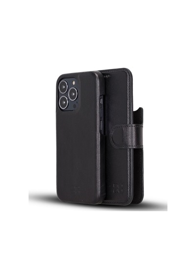 Bouletta Apple Iphone 13 Pro Max Uyumlu Deri Cüzdanlı Kılıf F360