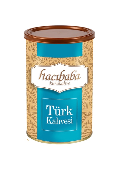 Hacıbaba Türk Kahvesi Teneke Kutu 250 Gr X 6 Adet Öğütülmüş